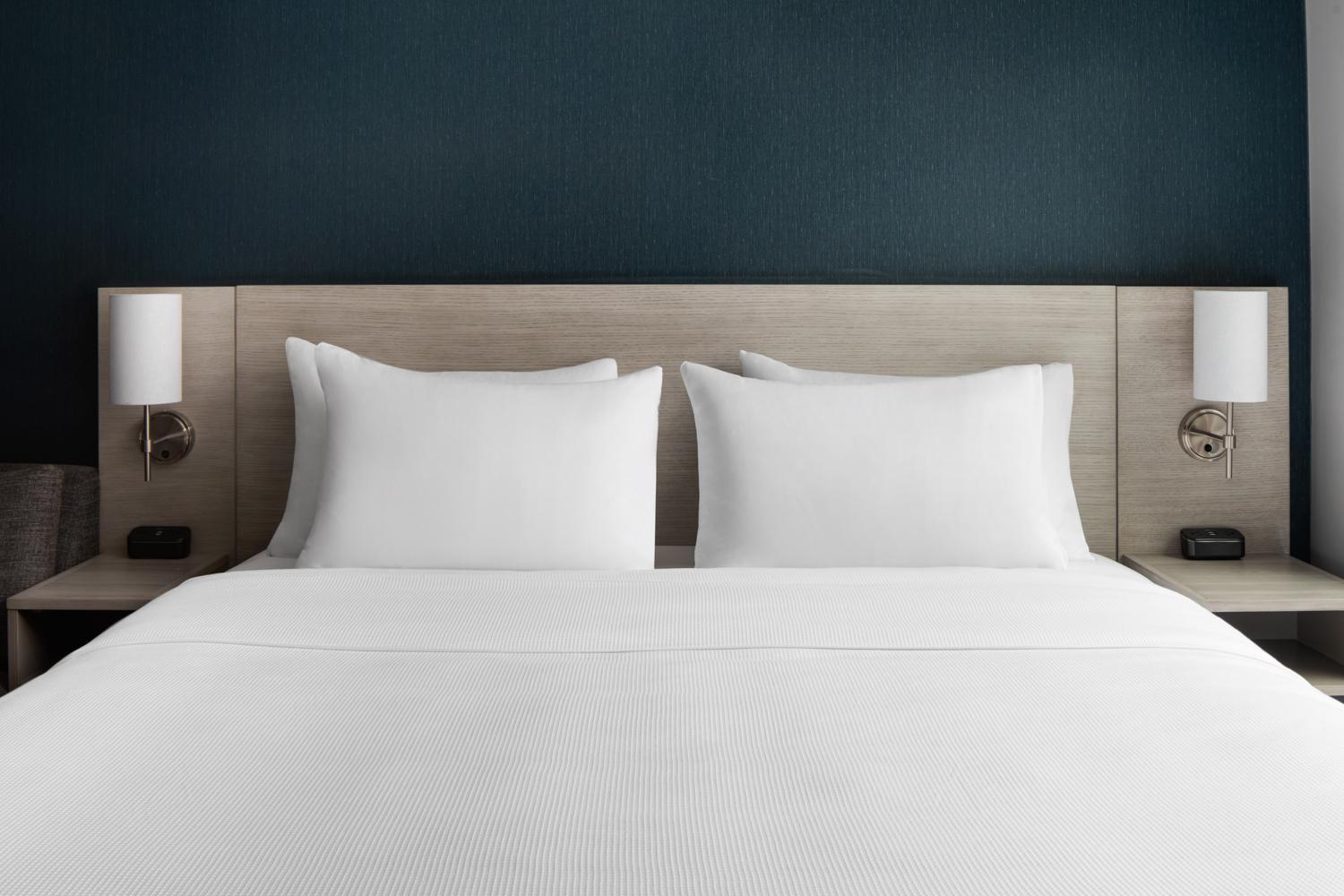 Kamer met Kingsize Bed en Rolstoeltoegankelijke Douche - Geschikt voor Gasten met een Lichamelijke Beperking